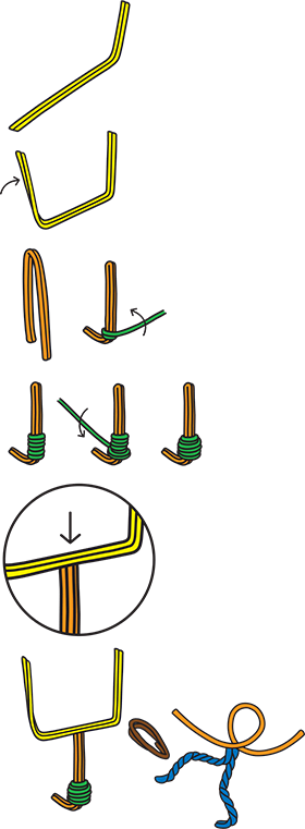 Illustrated 3-D Goal Post Instructions
